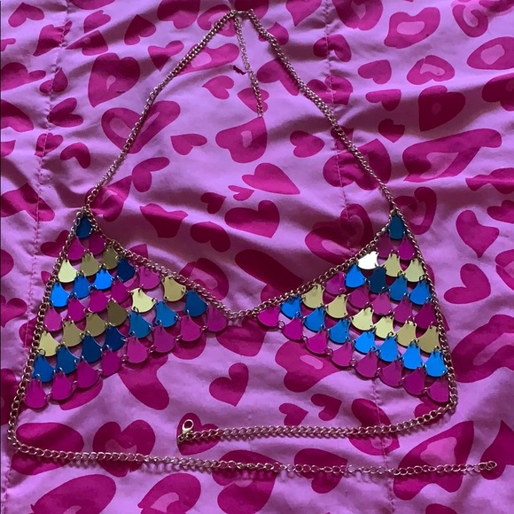 Other - Mermaid body chain top